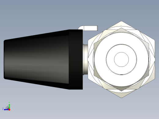 球阀-110系列12毫米Hy-Lok管接头右视缩略图