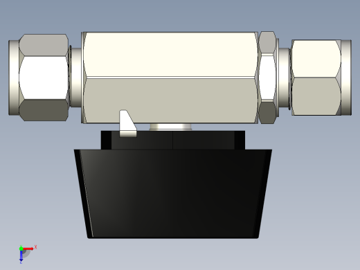 球阀-110系列12毫米Hy-Lok管接头俯视缩略图