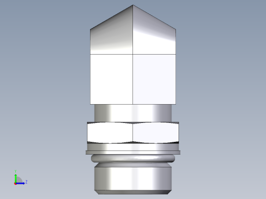 卡套式工业通用硬管接头EO_Adjustable_Locknut_elbow_WEE22LM27X2OROMDCF左视缩略图