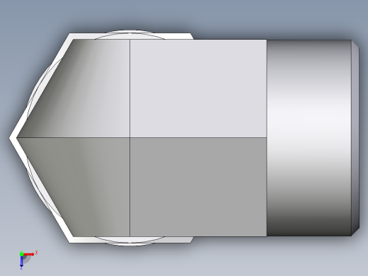 卡套式工业通用硬管接头EO_Adjustable_Locknut_elbow_WEE22LM27X2OROMDCF俯视缩略图