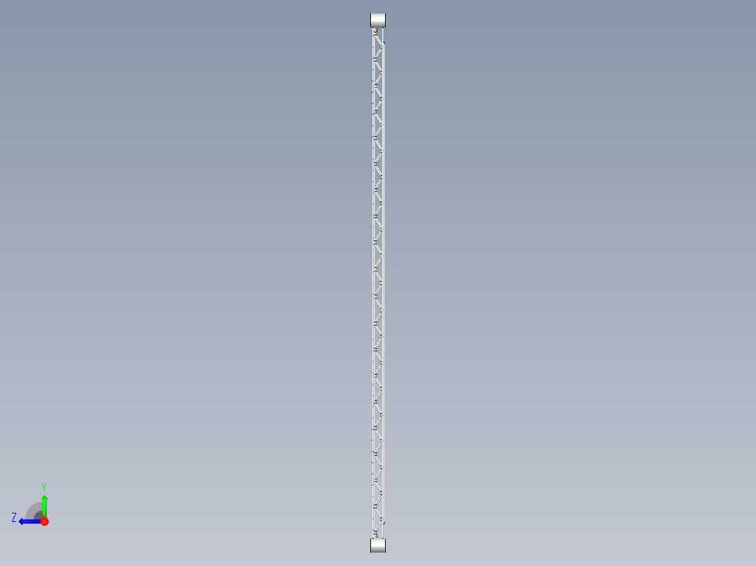 镀铬货架手推车货架右视图