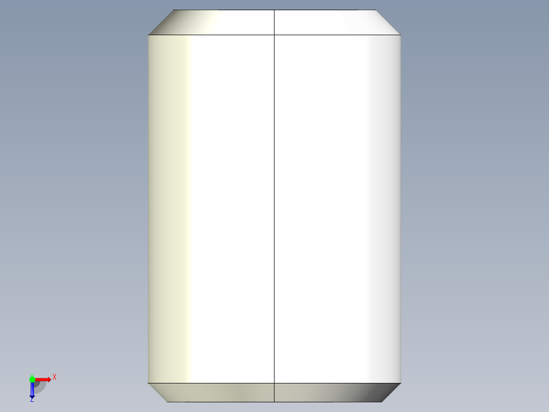 定位配件2311(C)-3D多系列多零件图纸模型俯视图