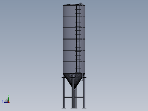 水泥筒仓右视缩略图