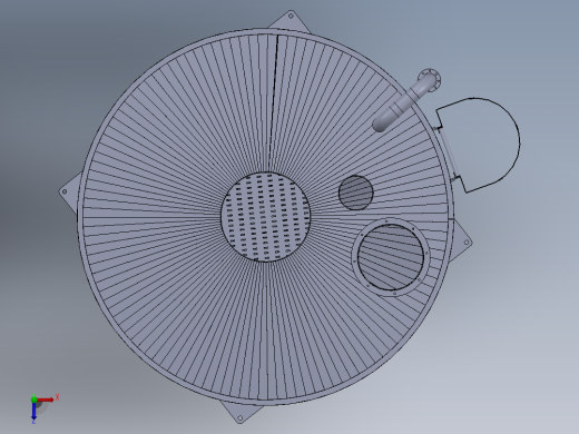 水泥筒仓俯视缩略图