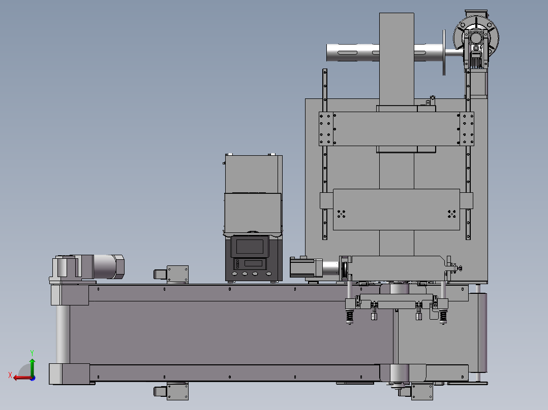 自动包装机设备后视图