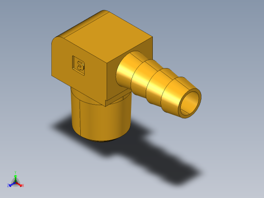 倒齿式工业管接头Hose Barb 90Deg Elbow to Male Pipe 129HB-5-4