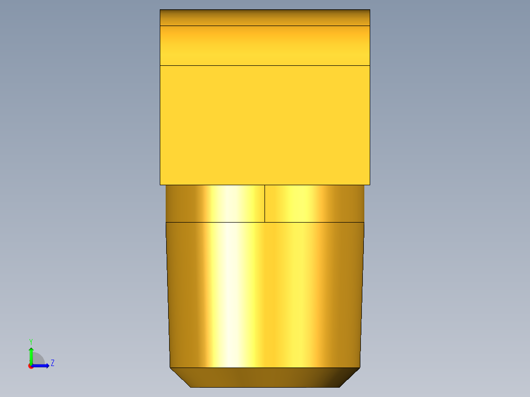 倒齿式工业管接头Hose Barb 90Deg Elbow to Male Pipe 129HB-5-4左视图