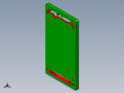S1-CNC2笔记本CNC工装夹具三维模型-20150117正等轴测缩略图