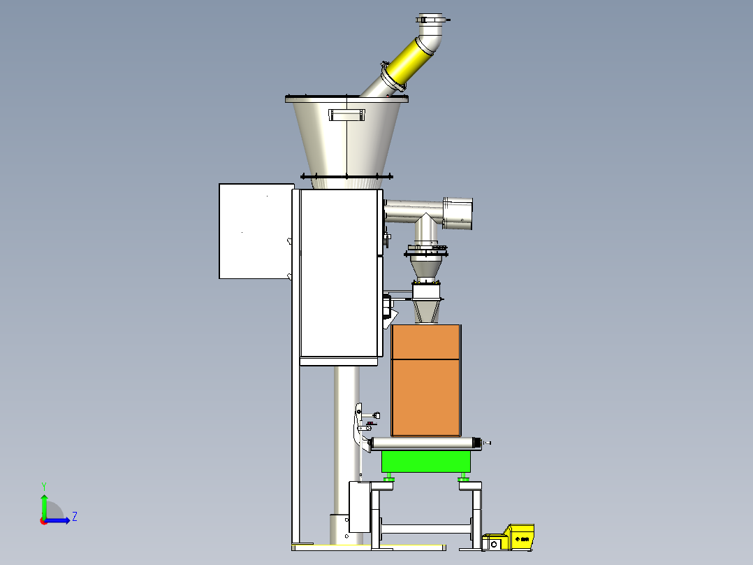 2023.02月-不锈钢填充粉设备stp左视图