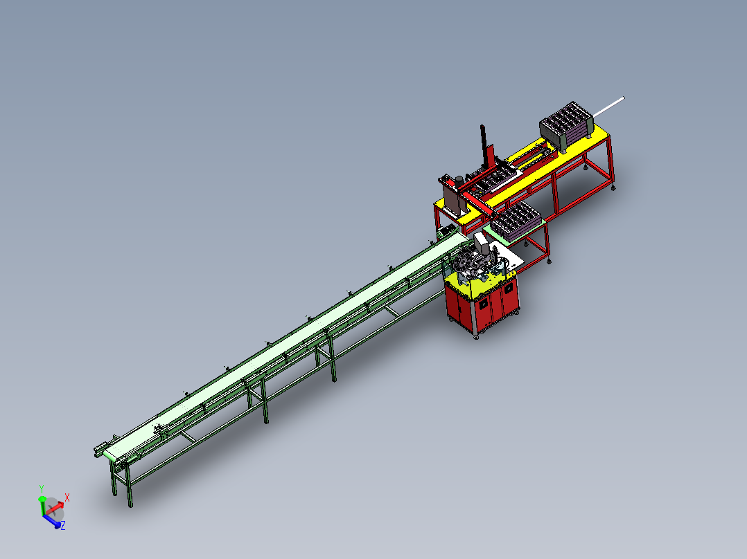手机屏幕自动贴膜检测生产线sw17可编辑
