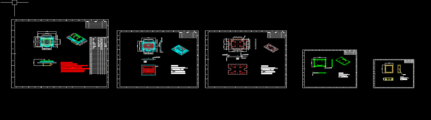 四轴笔记本电脑外壳精铣外形治具模型三维+CAD