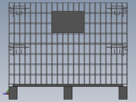 自动化立体仓库3D模右视缩略图