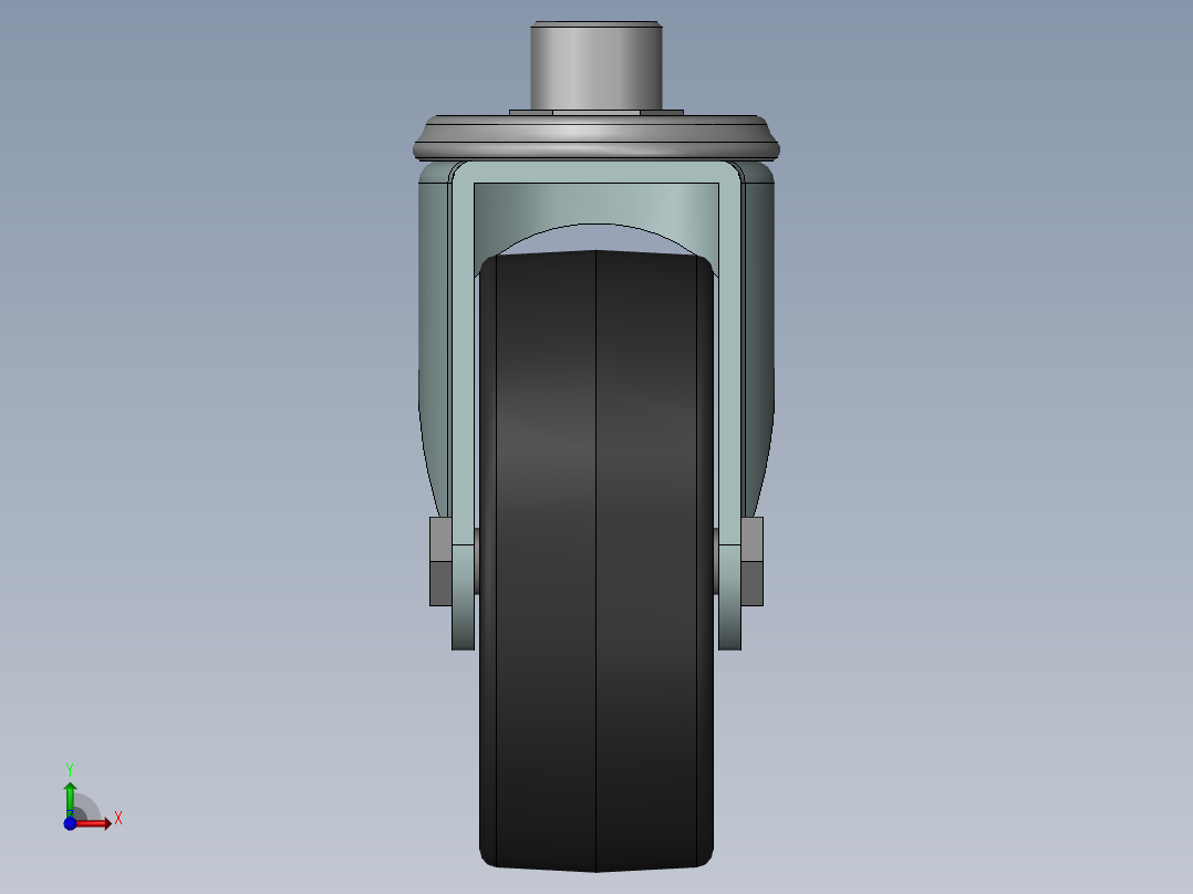 万向轮、脚轮(113)前视图