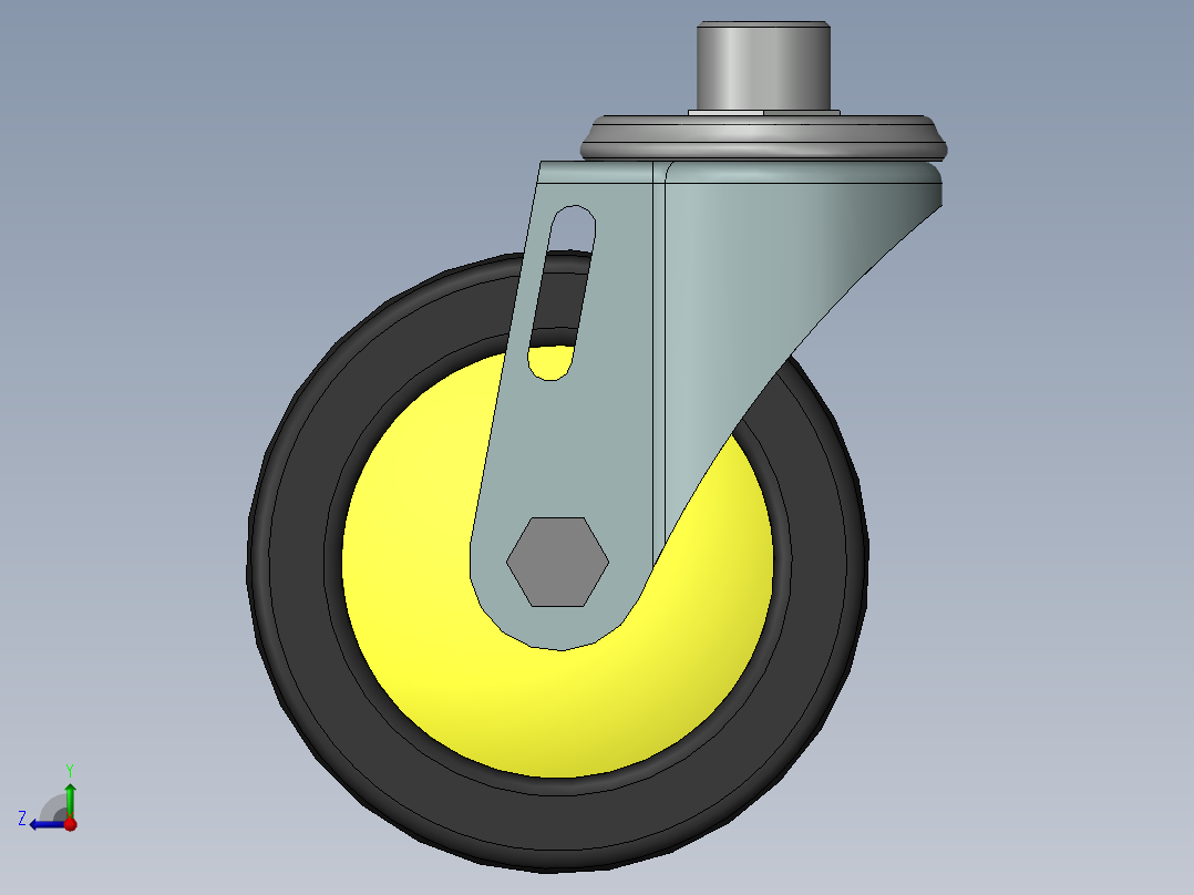 万向轮、脚轮(113)右视图