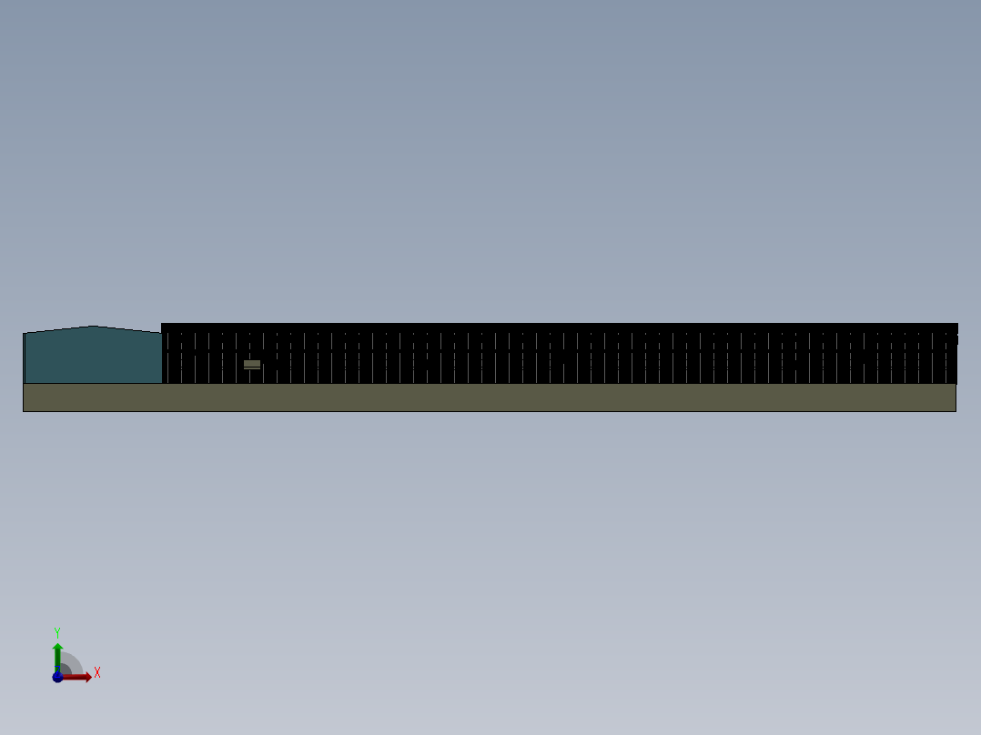 QH077厂房建筑条件文件前视图