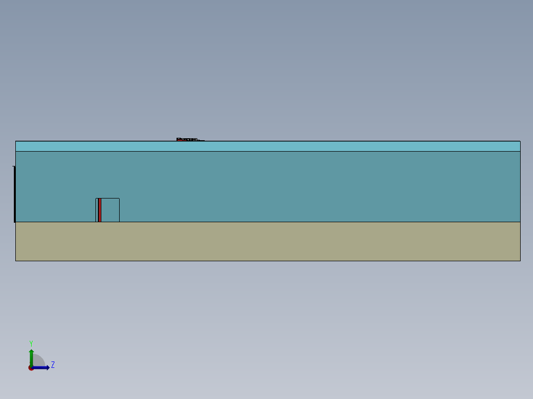 QH077厂房建筑条件文件左视图