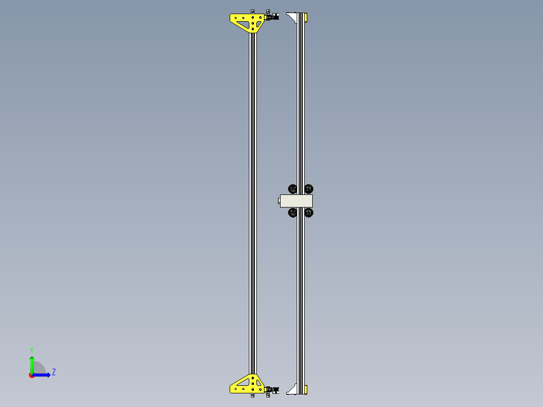 B2004863-激光切割机左视图