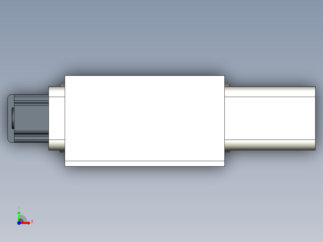伸缩机构前视图