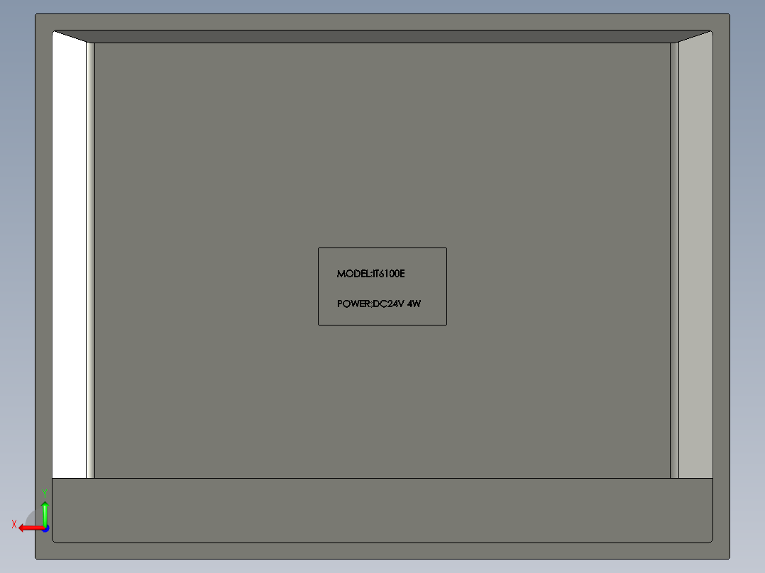 触摸屏 IT-6100E人机界面后视图