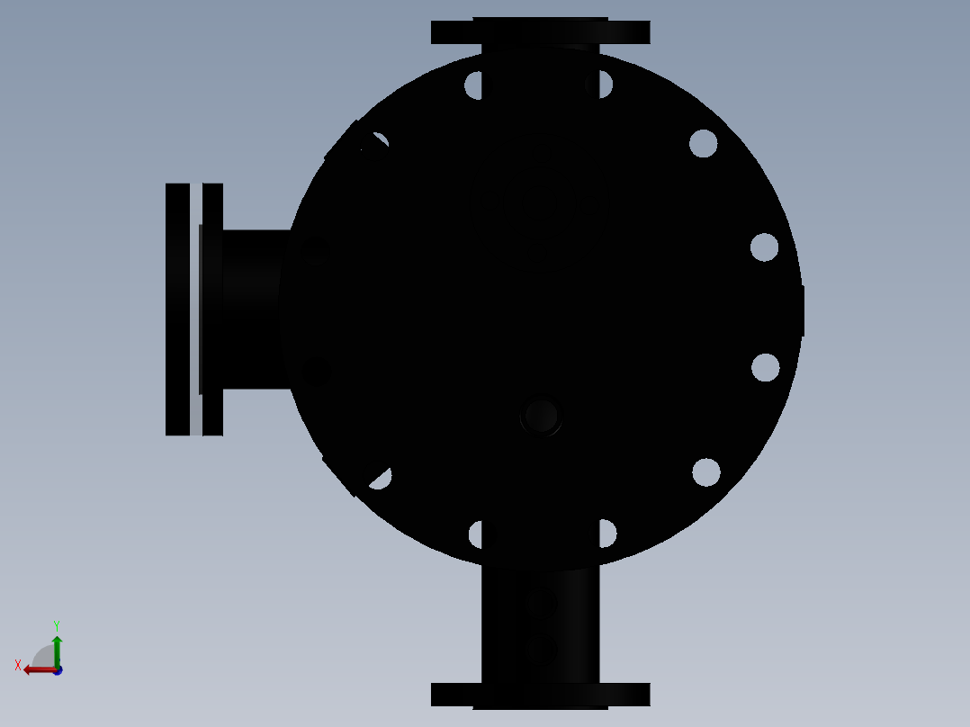 洗气液封装置后视图