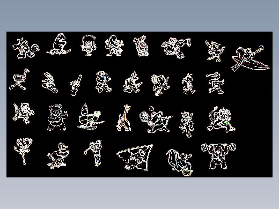 20种体育健身场地园林设计CAD图纸 CAD图纸（AutoCAD-ZWCAD设计）