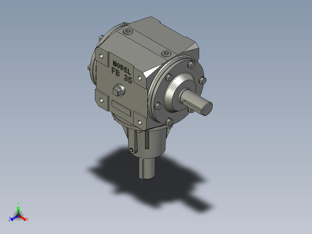 SPG-SD1变速箱主视图