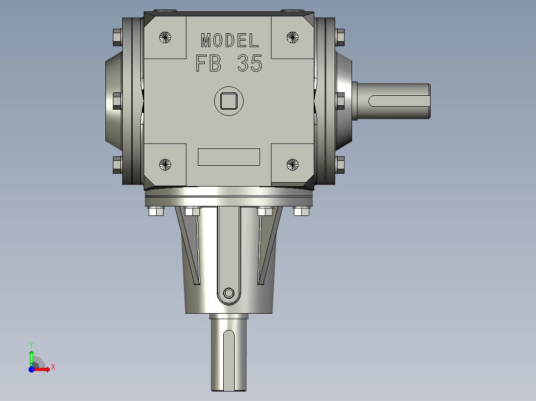 SPG-SD1变速箱前视图