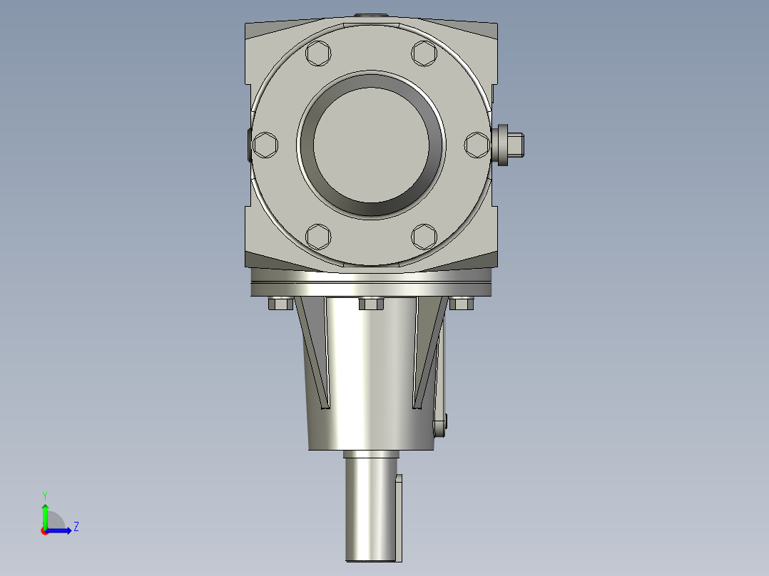 SPG-SD1变速箱左视图