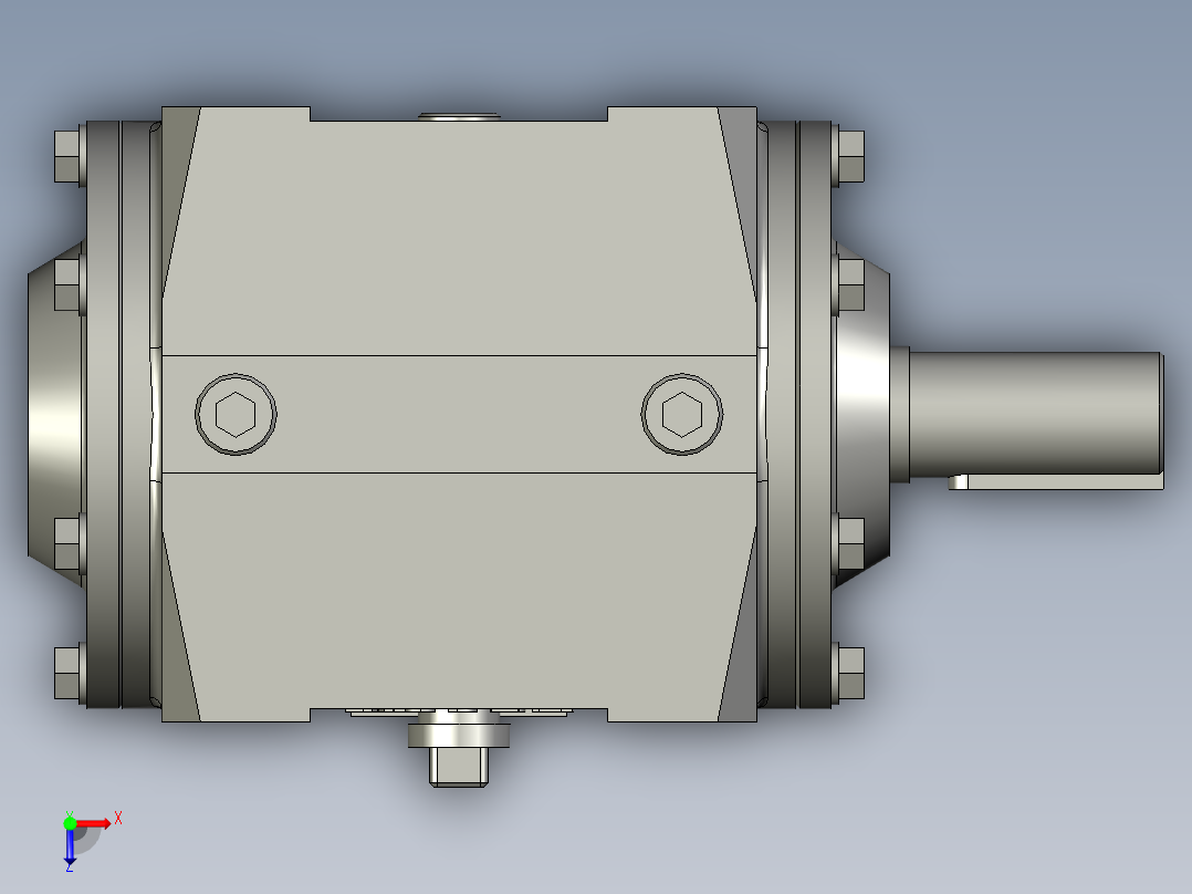 SPG-SD1变速箱俯视图