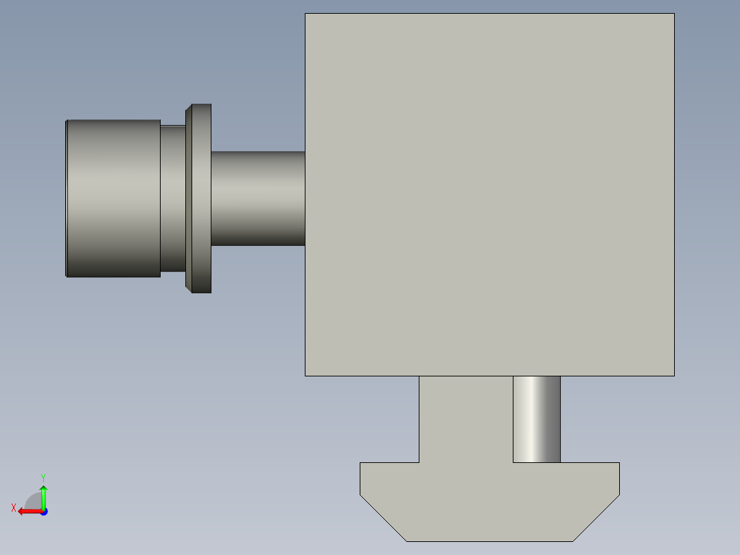 欧标间隔块+螺钉-LXYC-BOSS借用-R20后视图