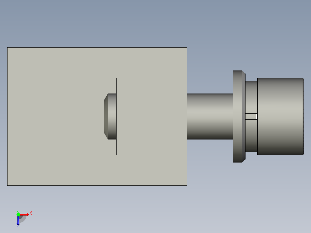 欧标间隔块+螺钉-LXYC-BOSS借用-R20俯视图