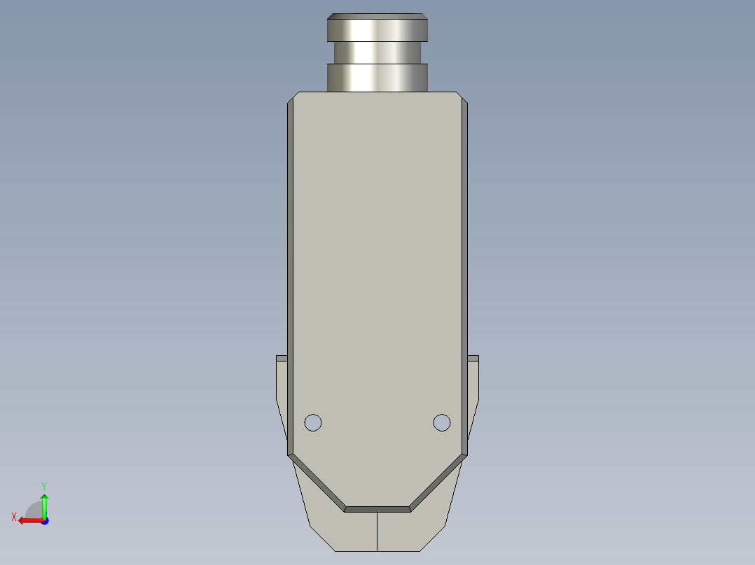 螺丝批下料嘴后视图
