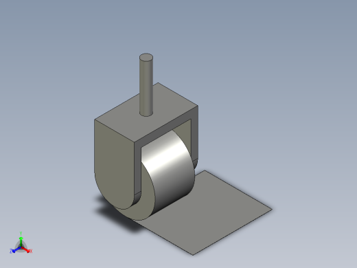 万向轮丝杆型3寸M12-60H100)