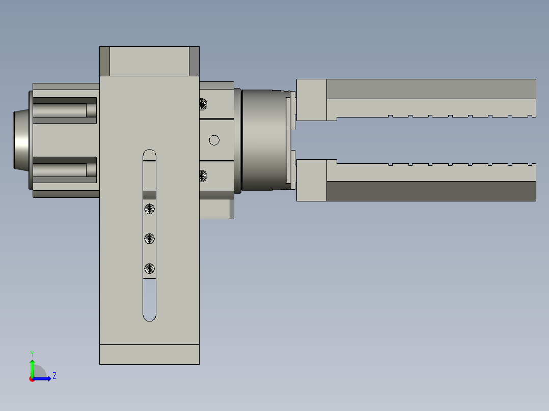 LXYC-BOSS020700翻转组件左视图