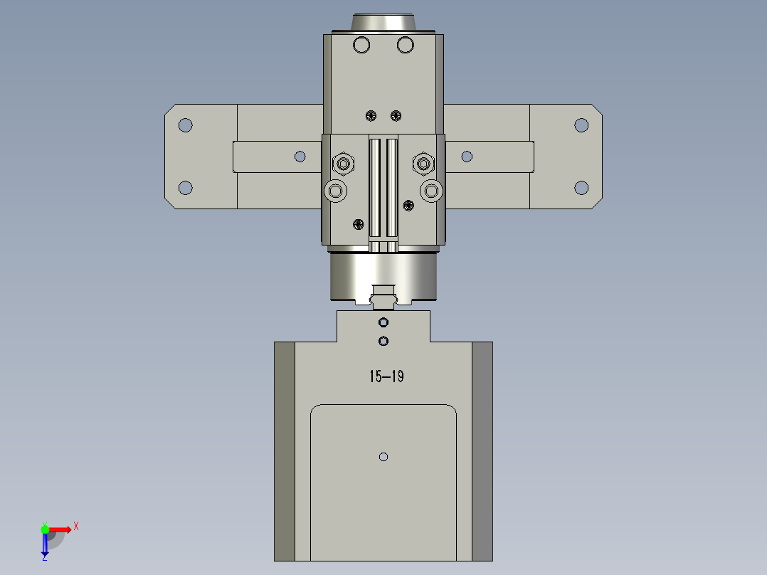 LXYC-BOSS020700翻转组件俯视图