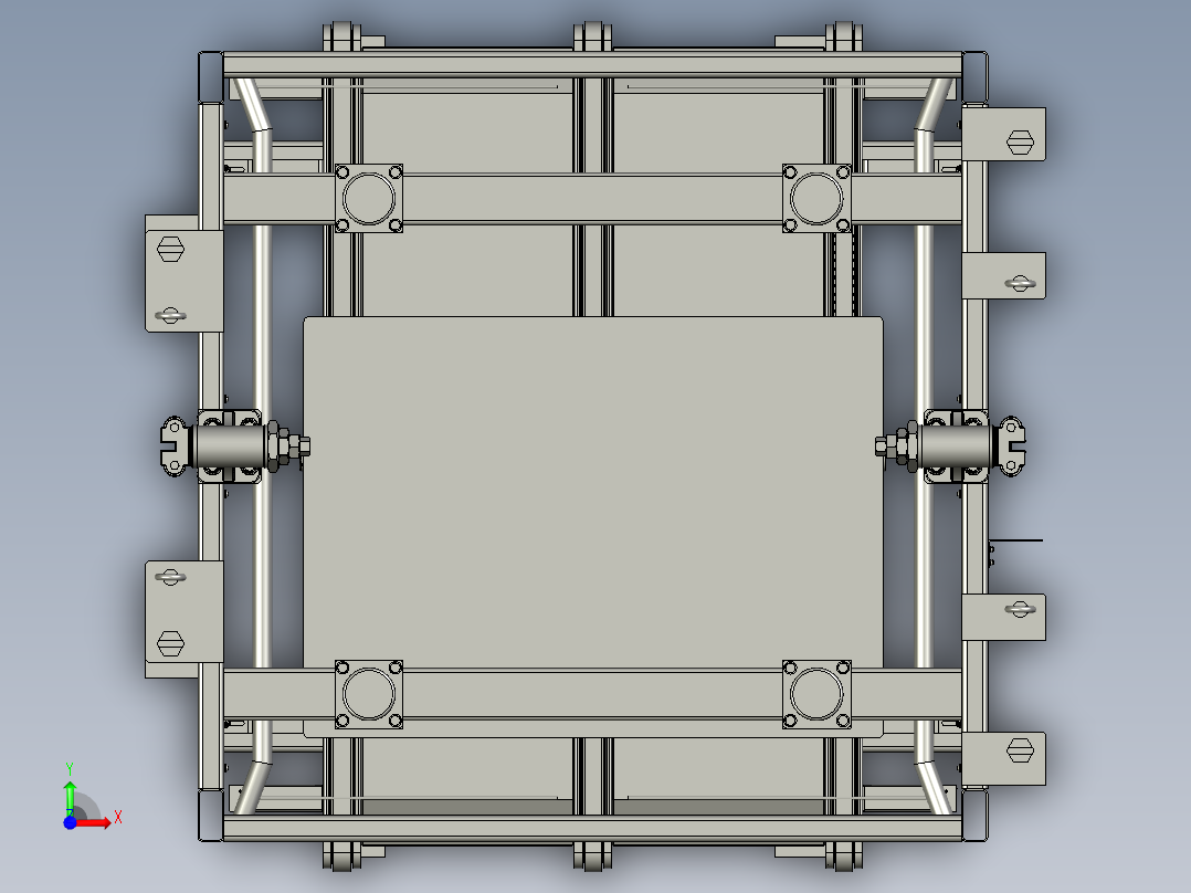 吊笼装配体前视图