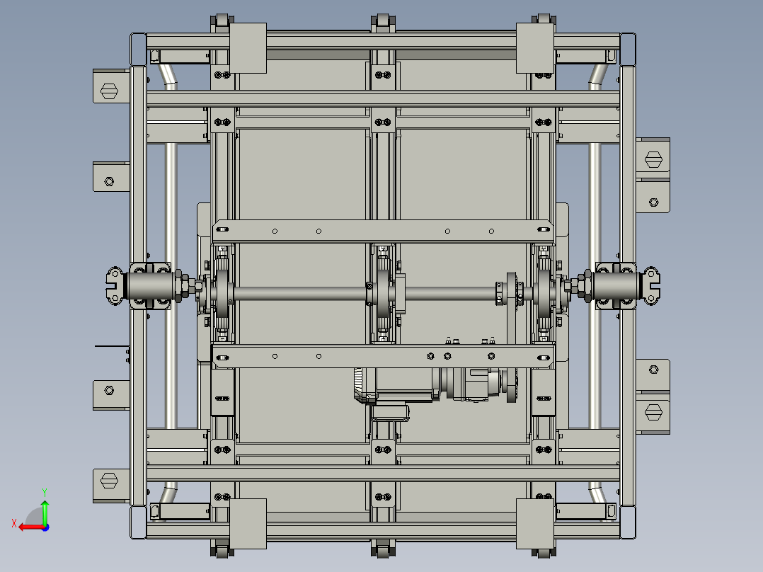 吊笼装配体后视图
