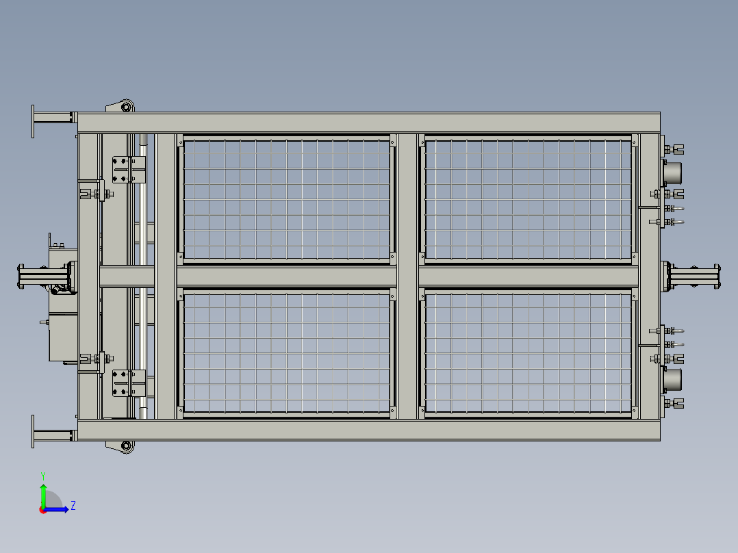 吊笼装配体左视图