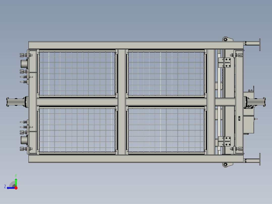 吊笼装配体右视图
