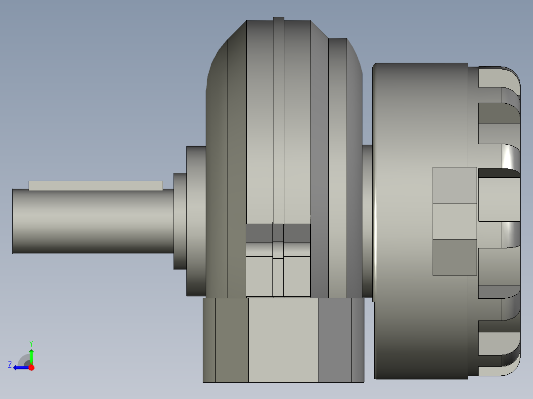 塑胶件自动加螺纹设备设计-DSR-25-180-P右视图