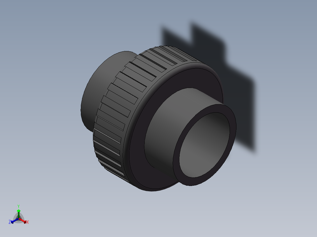 UNION_DN25_PN10_UPVC正等轴测图