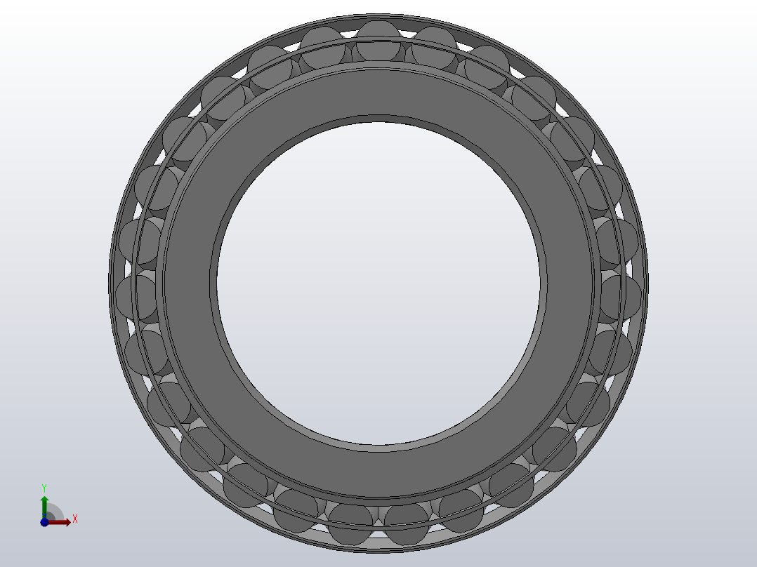 轧机用双列圆锥滚子轴承（350000型）_20系列 352009主视图