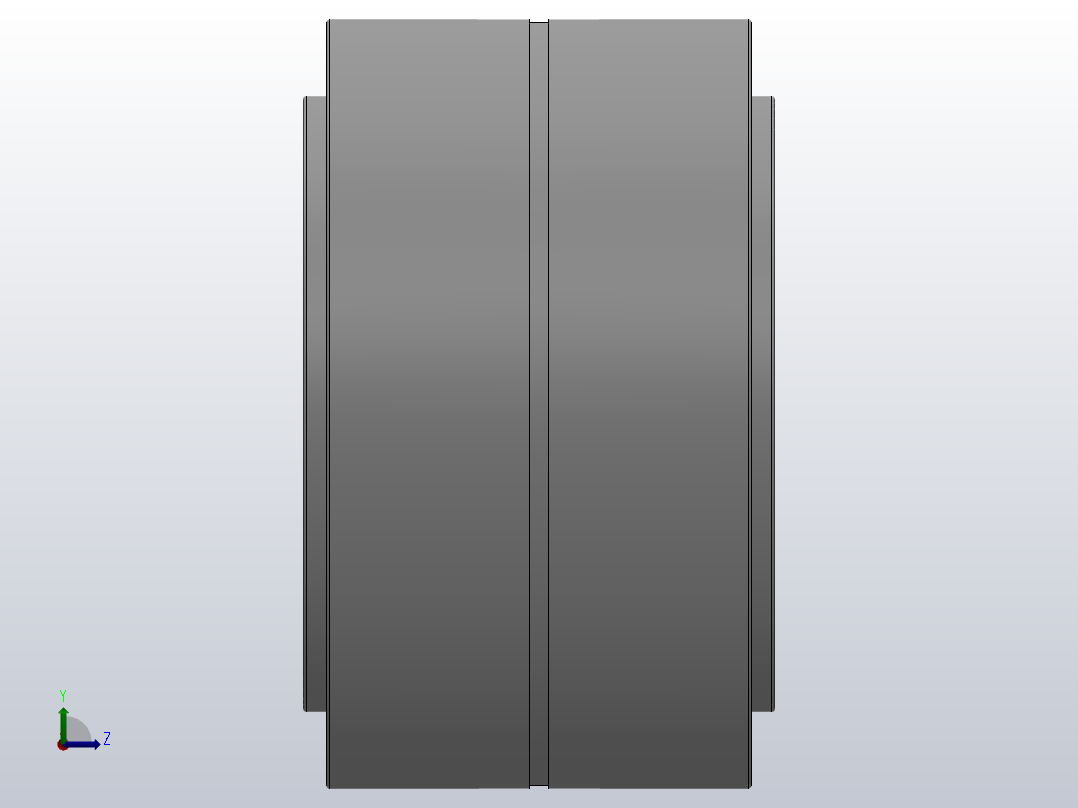 轧机用双列圆锥滚子轴承（350000型）_20系列 352009左视图