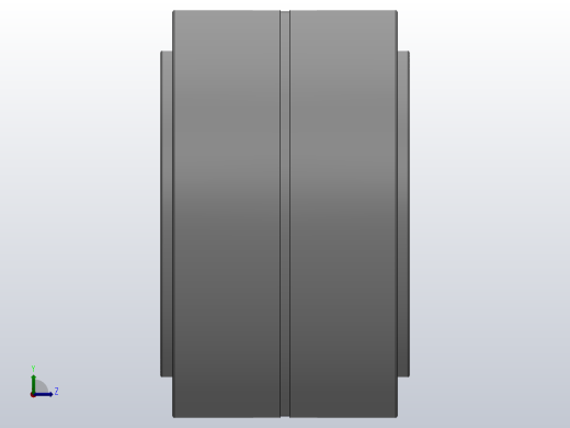 轧机用双列圆锥滚子轴承（350000型）_20系列 352009左视缩略图