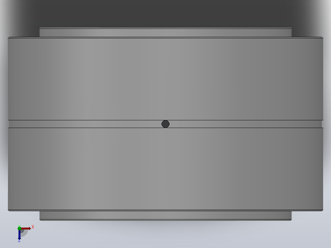 轧机用双列圆锥滚子轴承（350000型）_20系列 352009俯视图