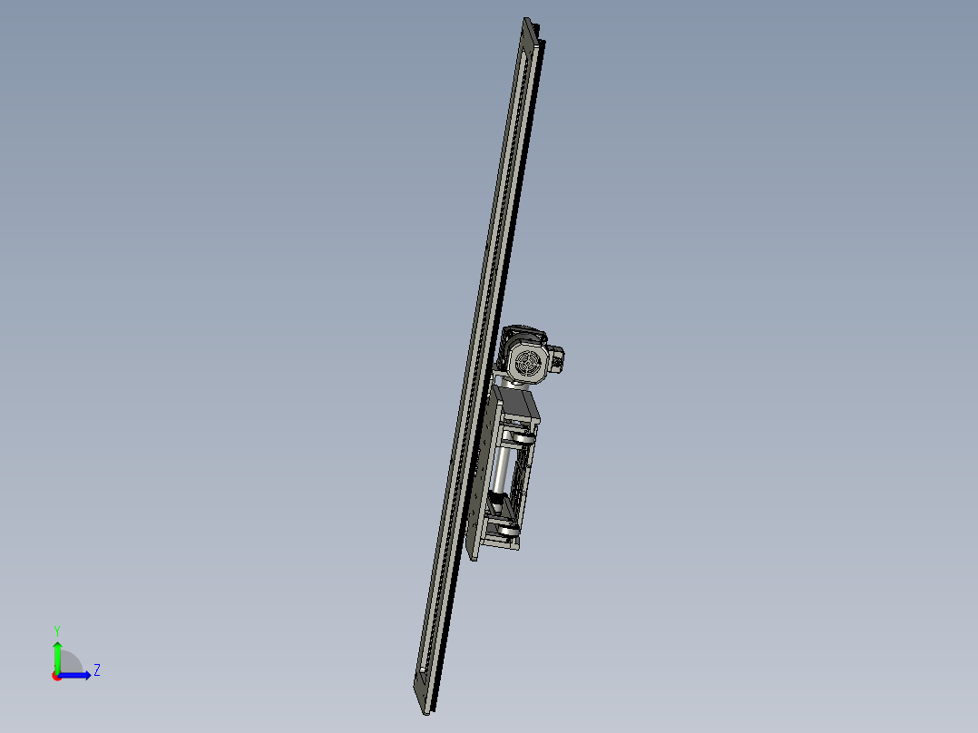 输送平台总装-水平移栽-G1左视图