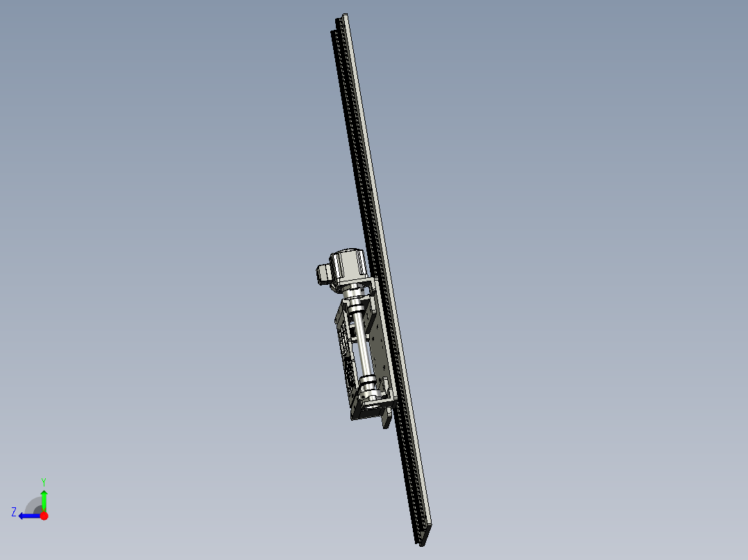 输送平台总装-水平移栽-G1右视图