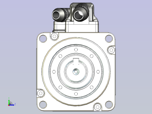 JSCC精研伺服减速电机 80mhf2左视缩略图