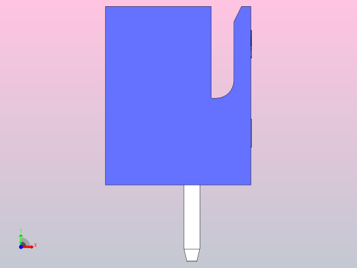 连接器蓝色JST XH 5针2.54 mm前视缩略图