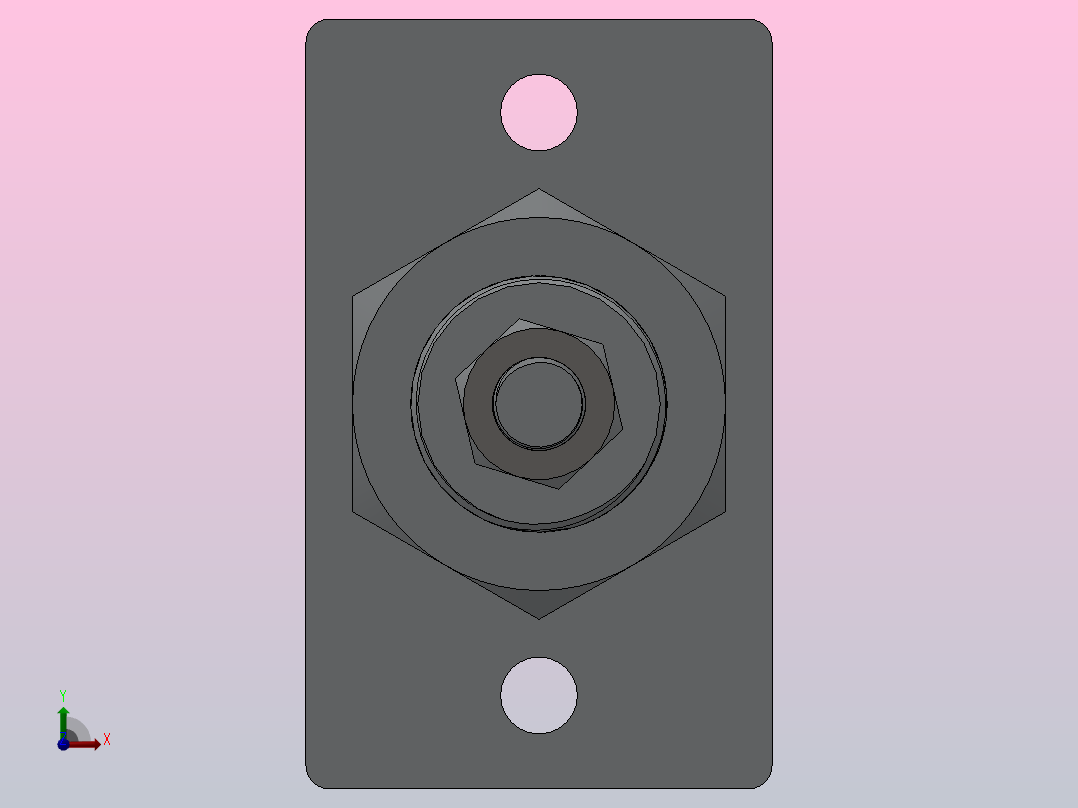 欧洲标准气缸HC85系列[HCD85N20-50-A]前视图